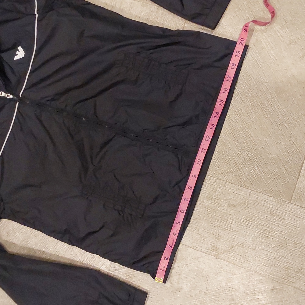 Armani Teen Windbreaker Full Zip Hooded Jacket Boys Size 16 A - Picture 7 of 16